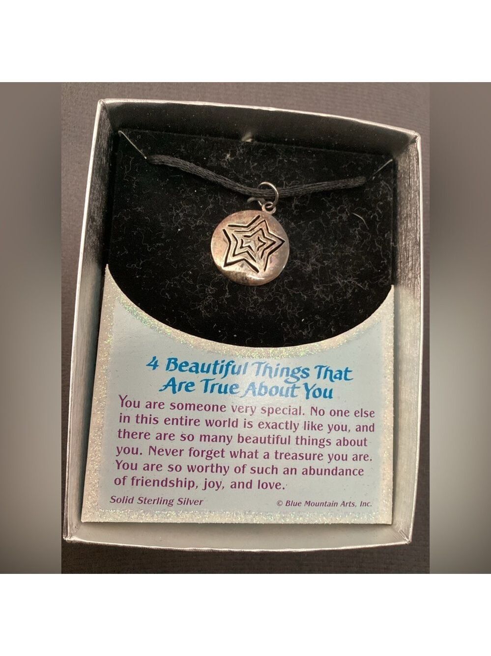 Sterling Silver Beautiful Things About You New In Box Necklace